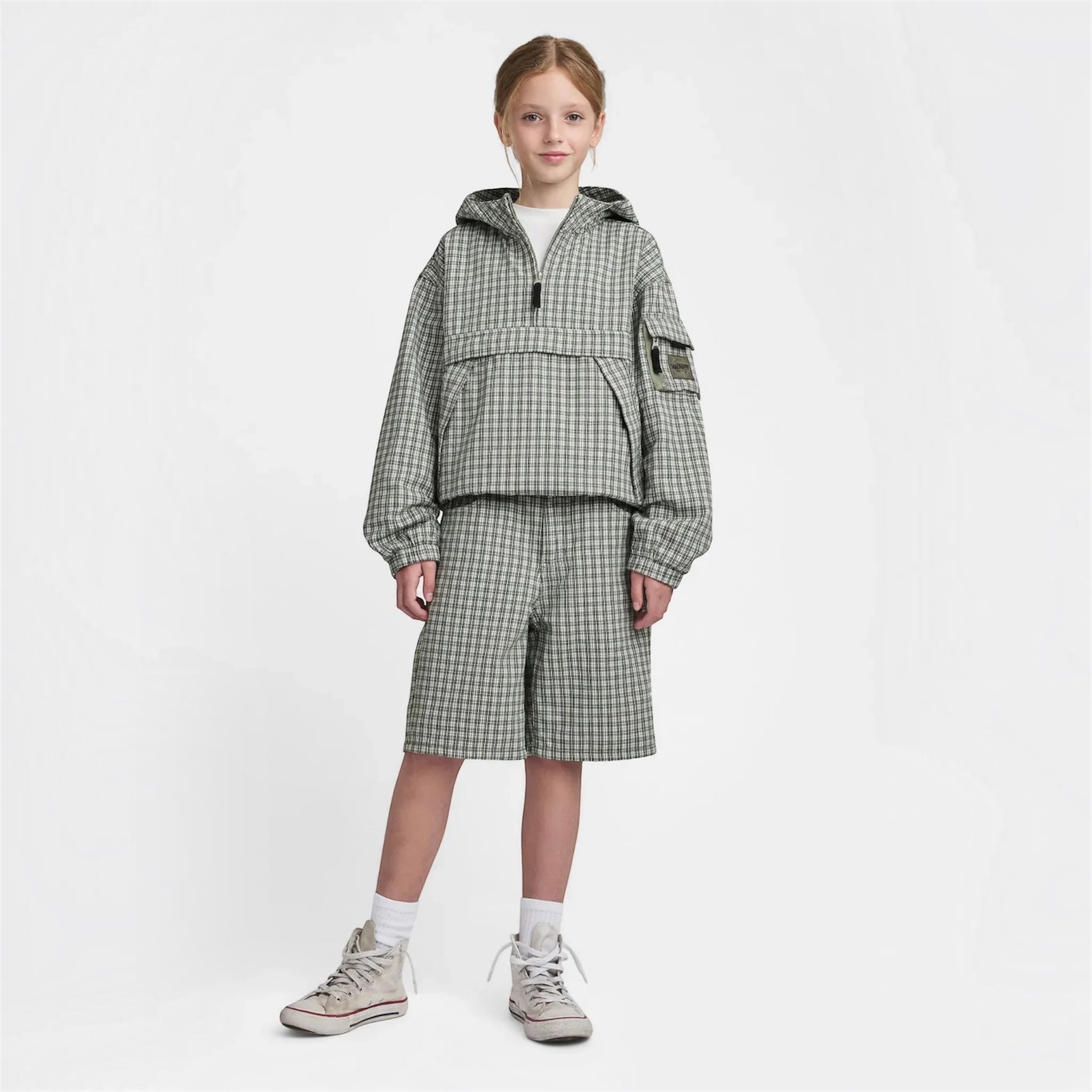 Gap x MadHappy Kids Oversized Plaid Short