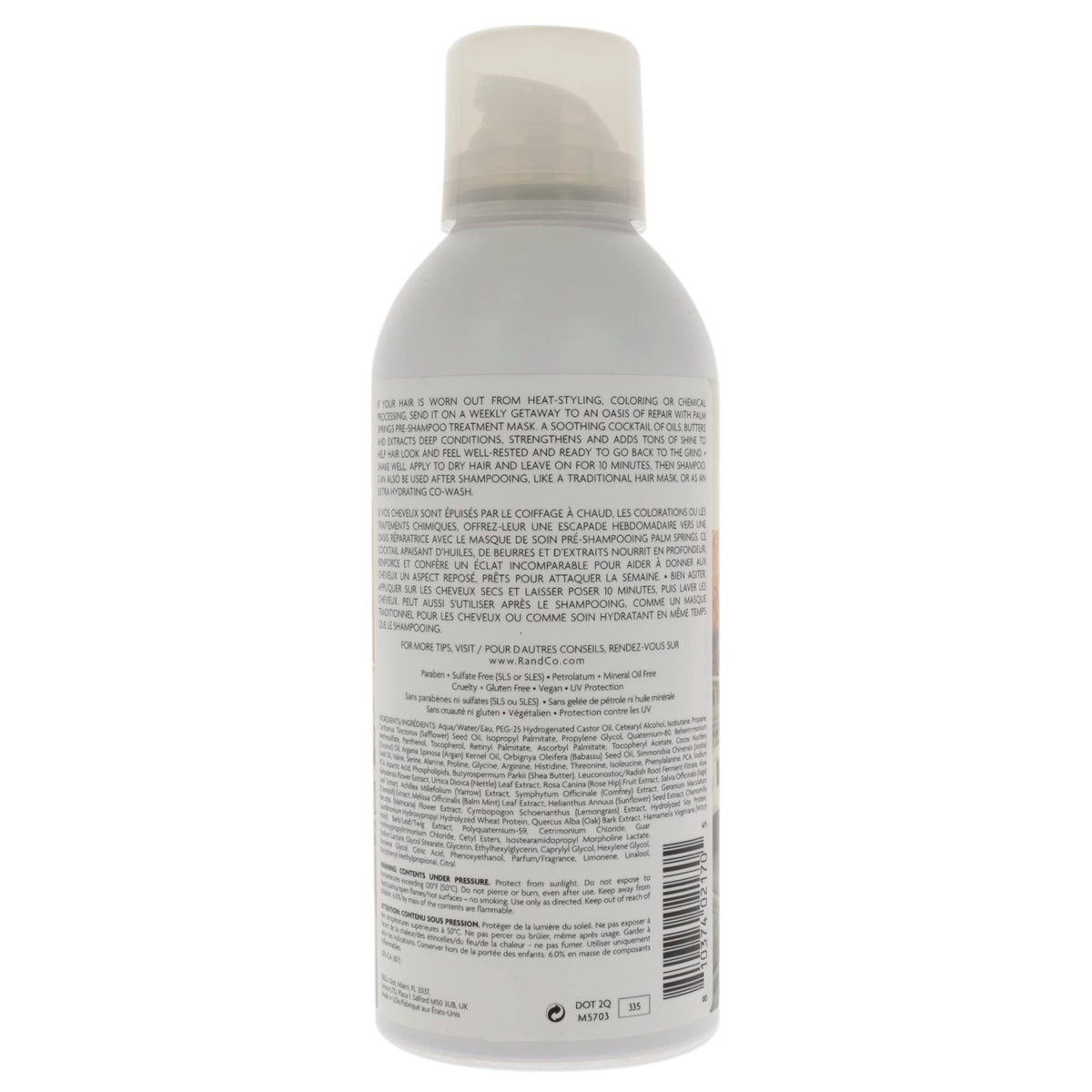 R+Co Palm Springs Pre-Shampoo Treatment Mask 5oz/164ml