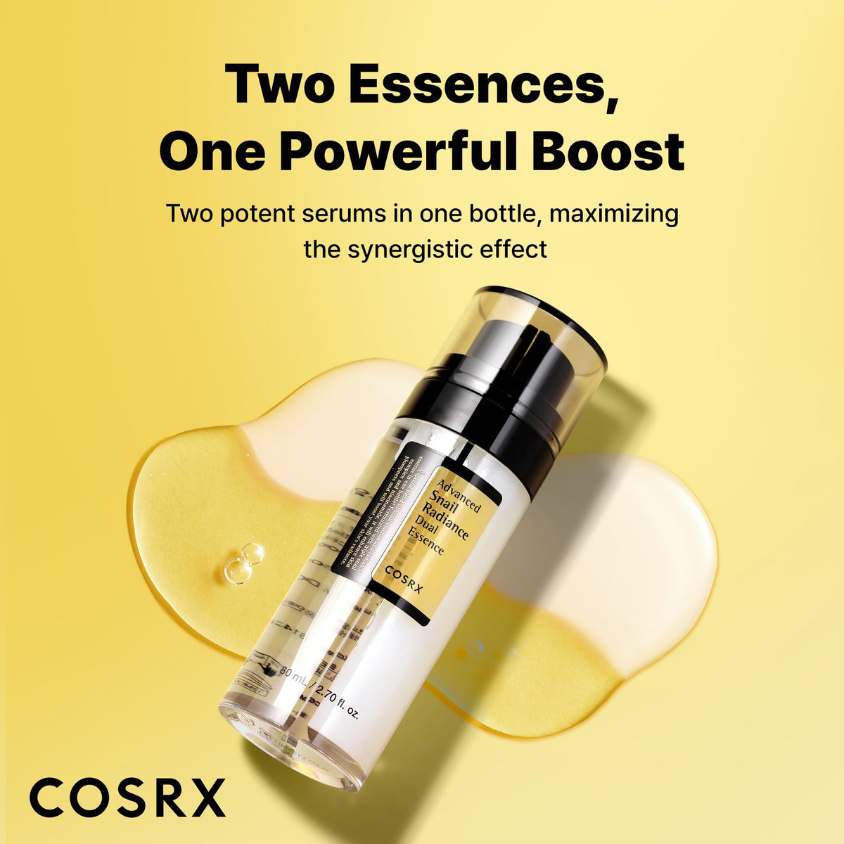 COSRX Advanced Snail Radiance Dual Essence 2.70 fl oz (Unisex)