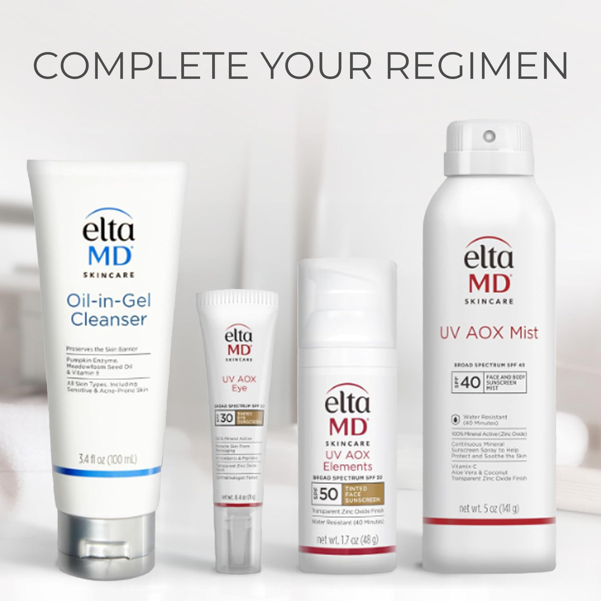 EltaMD UV AOX Mist SPF 40 Face and Body Sunscreen Mist Water Resistant 141g/5oz