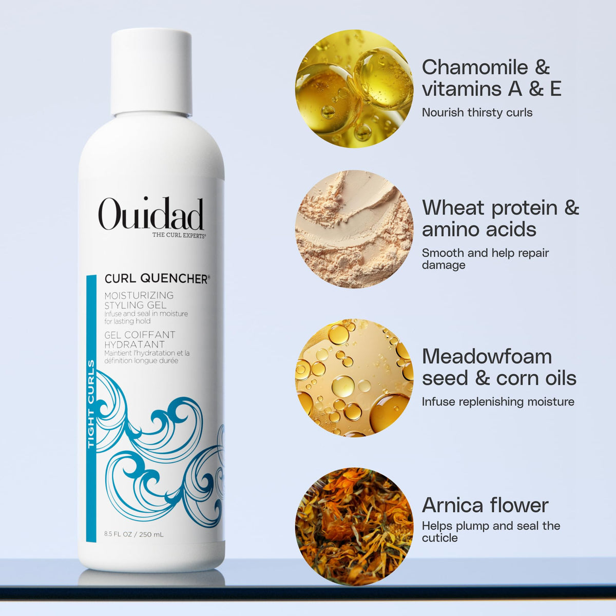 Ouidad Curl Quencher Moisturizing Styling Gel 8.5oz/250ml