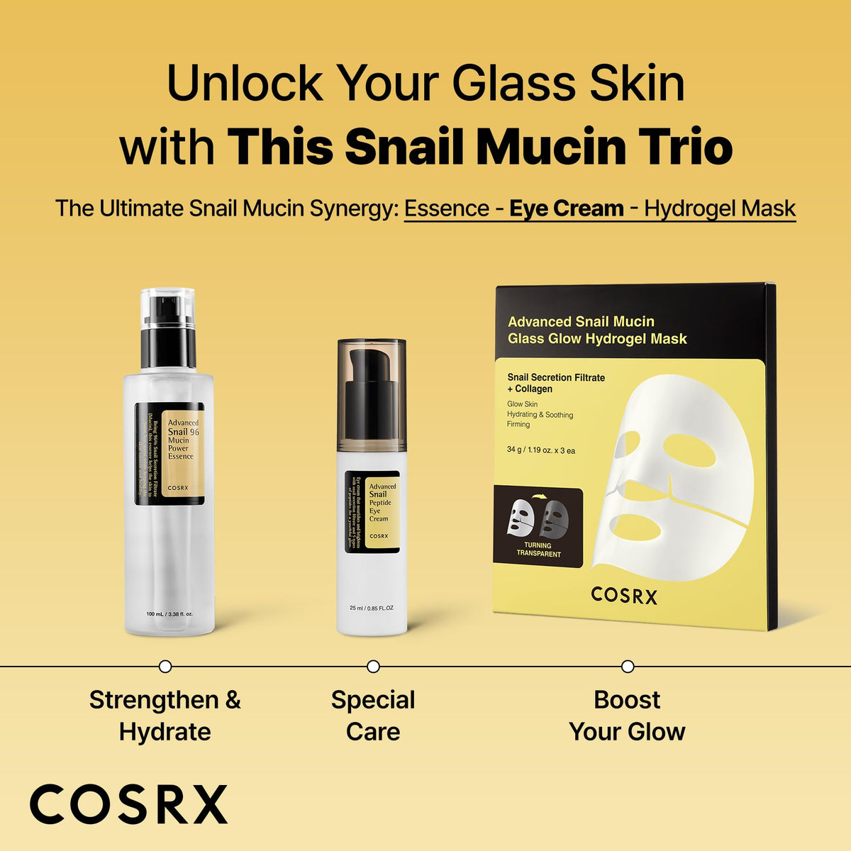COSRX Advanced Snail Peptide Eye Cream 0.84 fl oz (Unisex)