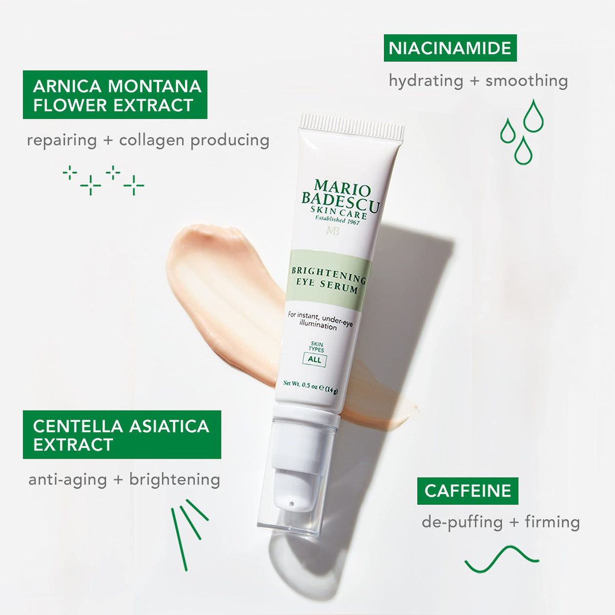 Mario Badescu Brightening Eye Serum 14g/0.5oz