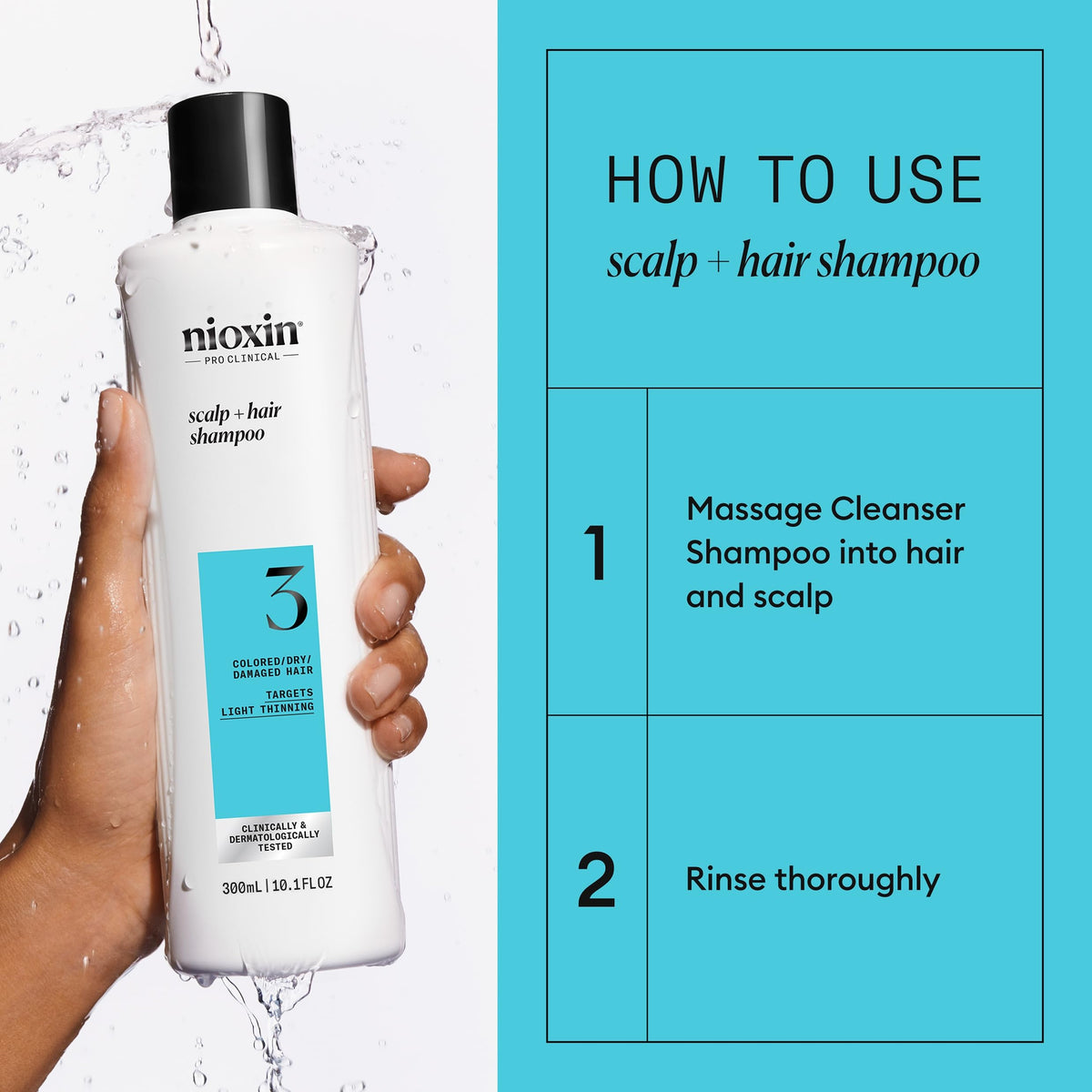 Nioxin System 3 Cleanser 300ml