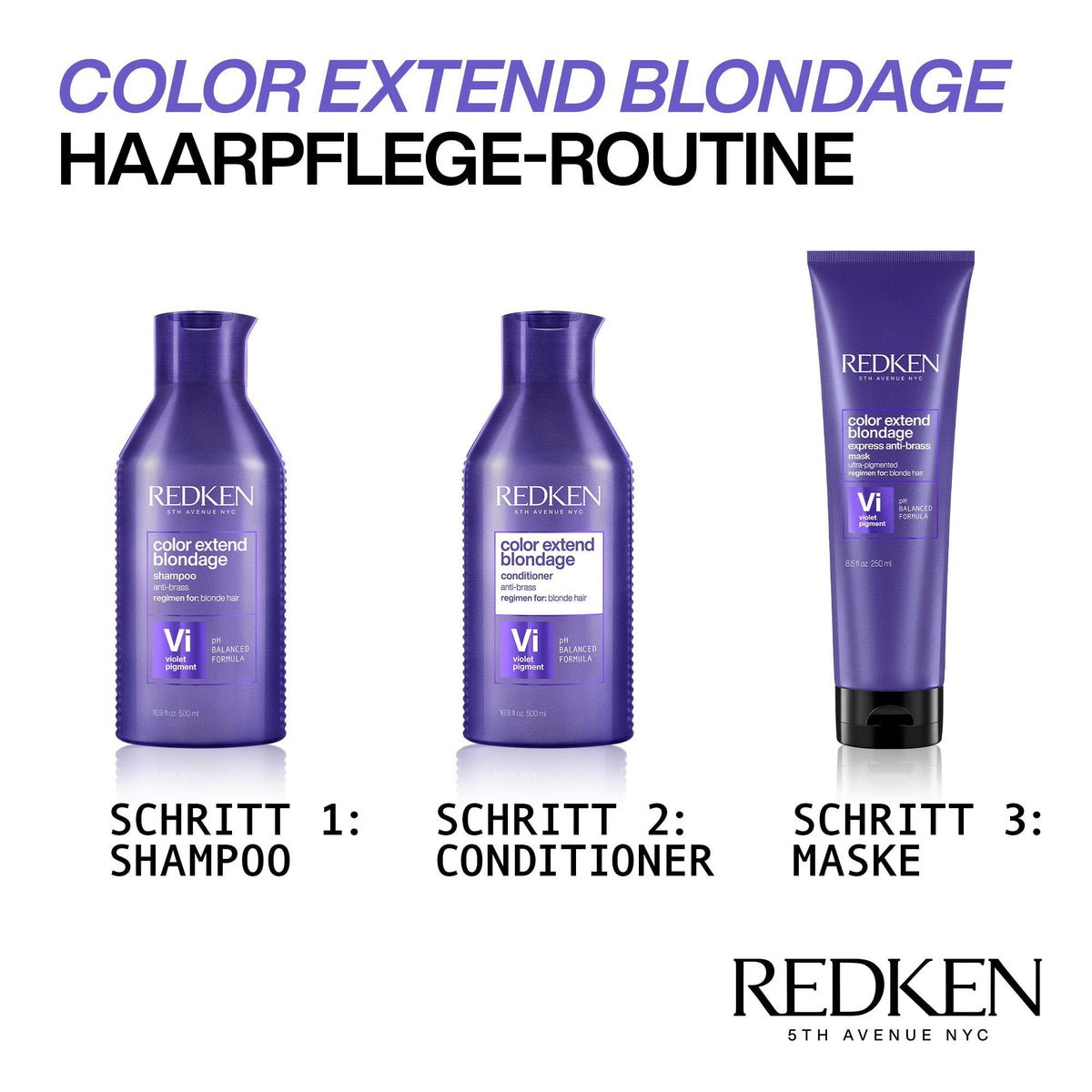 Redken Color Extend Blondage Conditioner Vi Violet Pigment 500ml/16.9oz