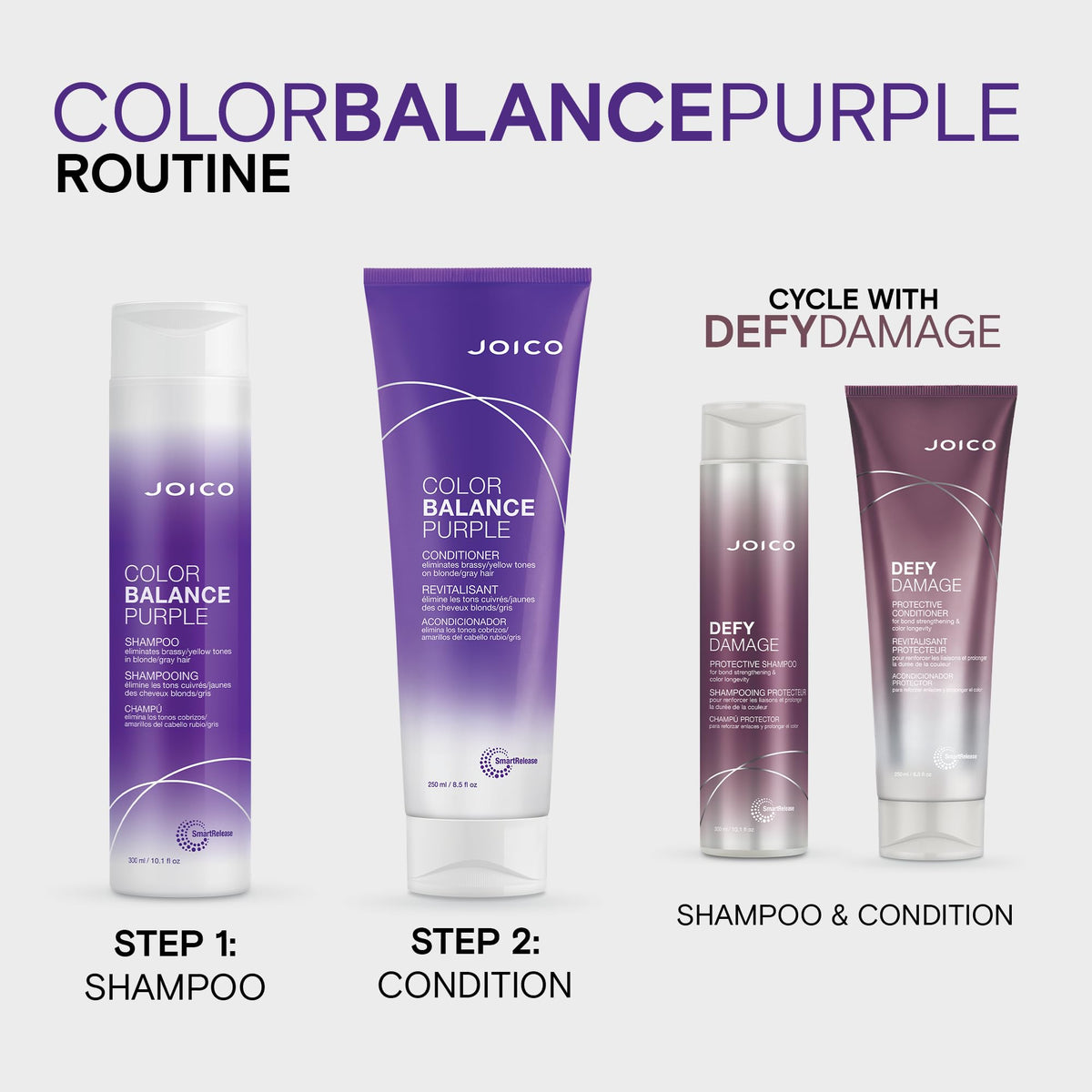 Joico Color Balance Purple Shampoo 10.1oz/300ml