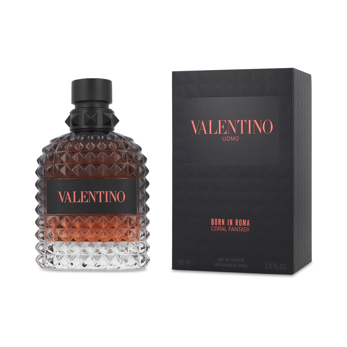 Valentino Uomo Born In Roma Coral Fantasy Eau De Toilette for Men 100ml/3.4oz