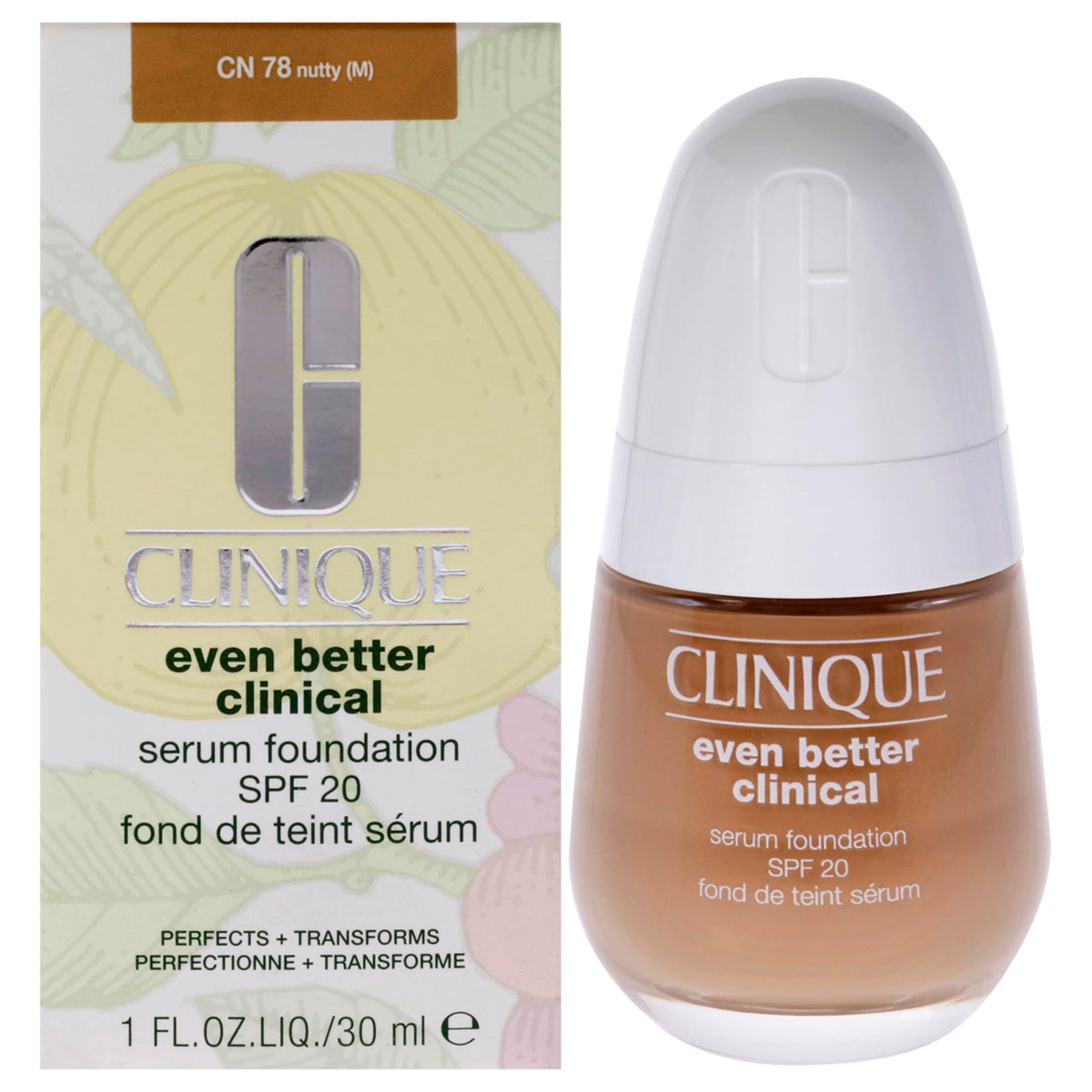 Clinique Even Better Clinical Serum Foundation SPF 20 CN 78 Nutty 1oz/30ml