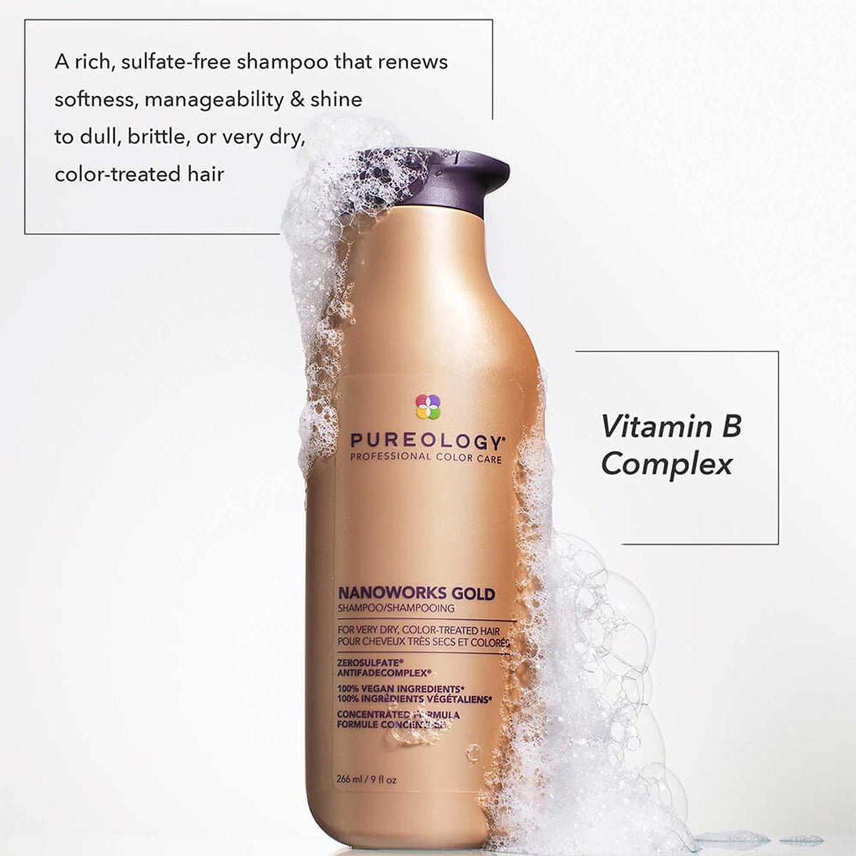 Pureology Nanoworks Gold Shampoo 9oz/266ml