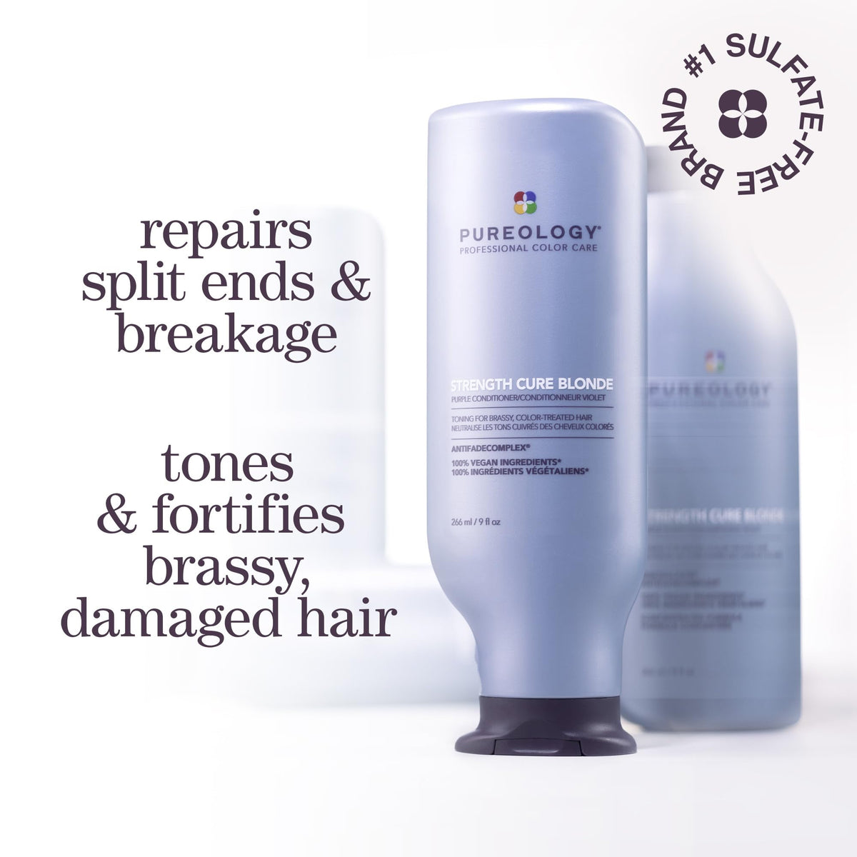PUREOLOGY-STRENGTH CURE BLONDE PURPLE CONDIITONER (1000ML/33.8OZ)