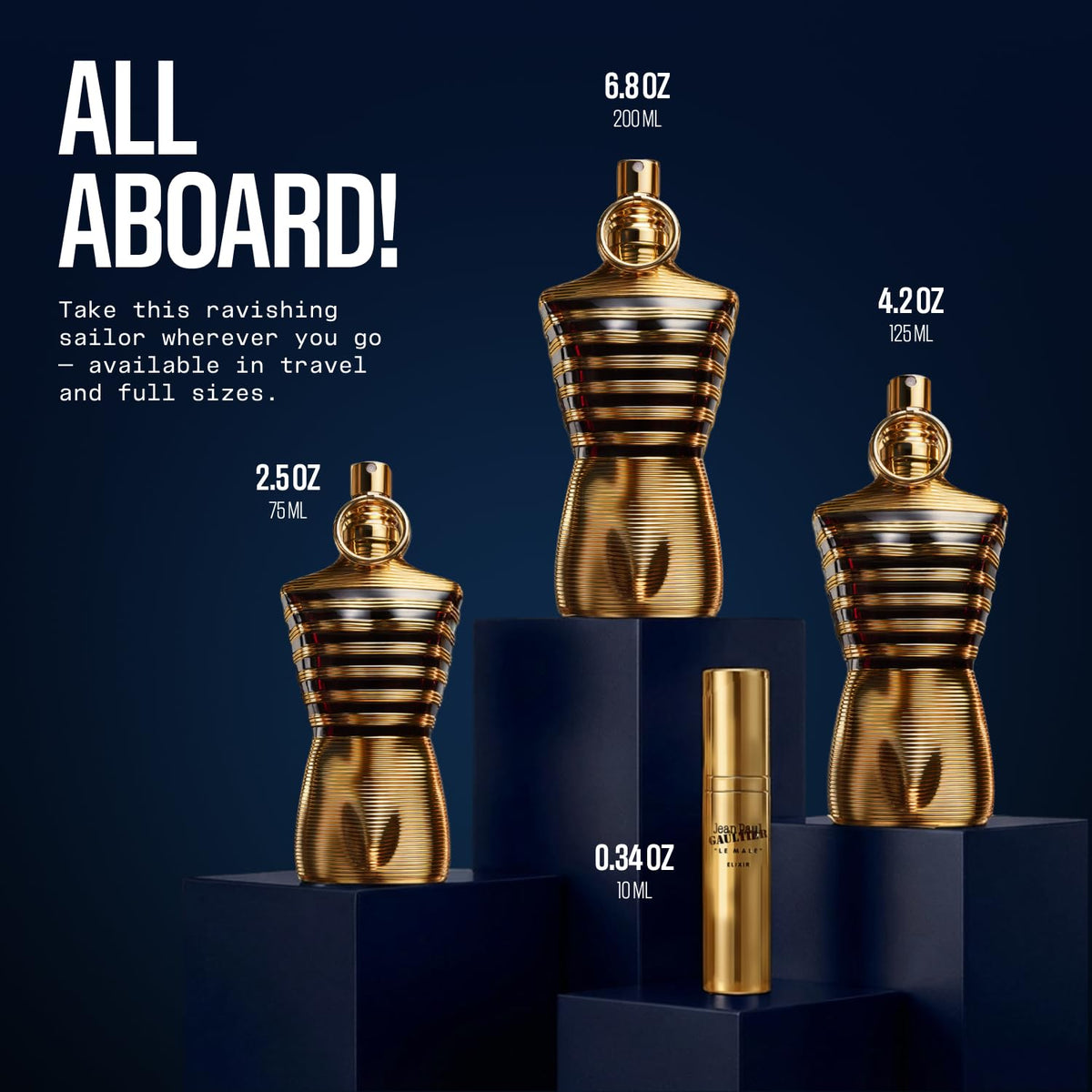 Jean Paul Gaultier Le Male Elixir Parfum Spray 4.2 oz (Men)