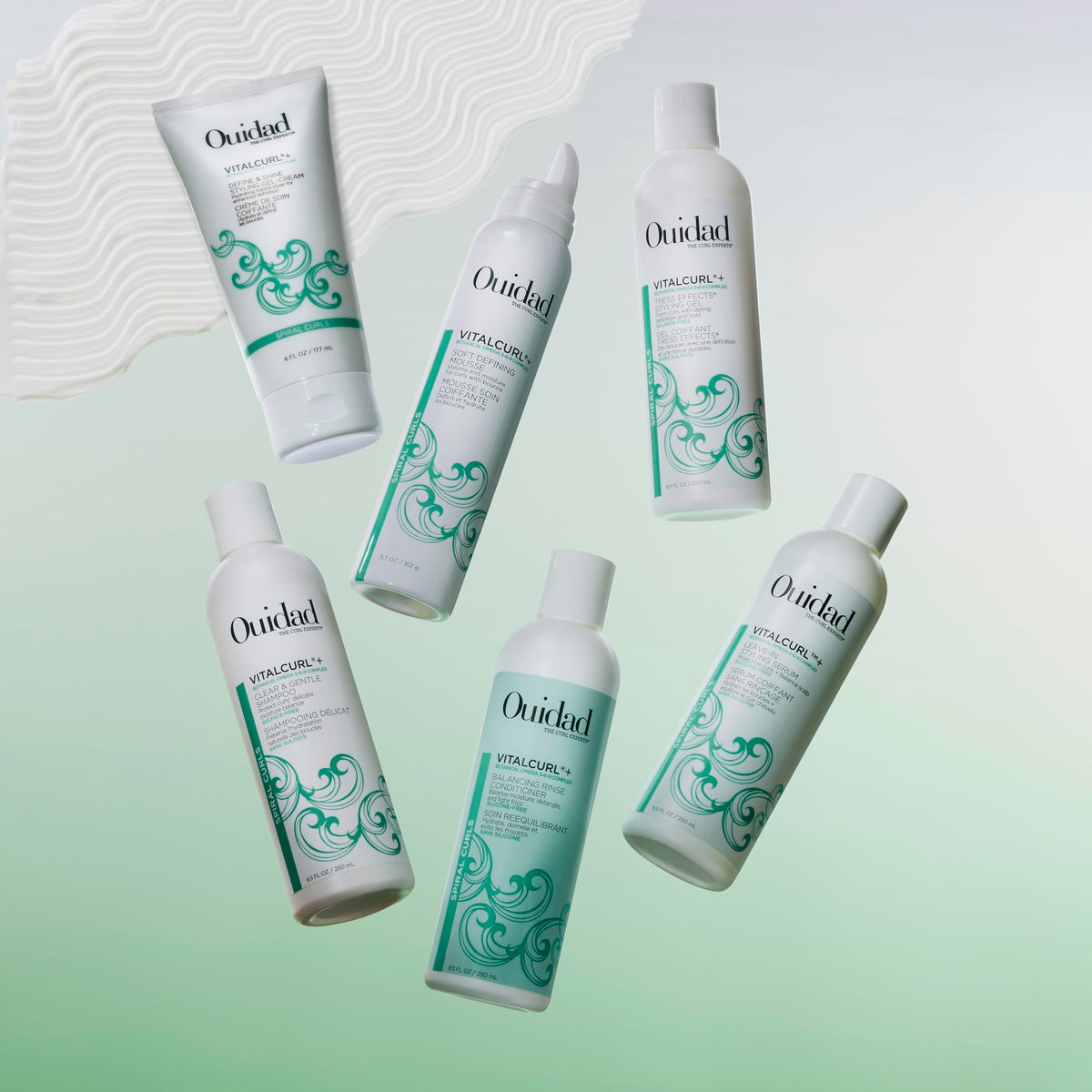 Ouidad Vitalcurl+ Clear and Gentle Shampoo 33.8oz/1 Liter