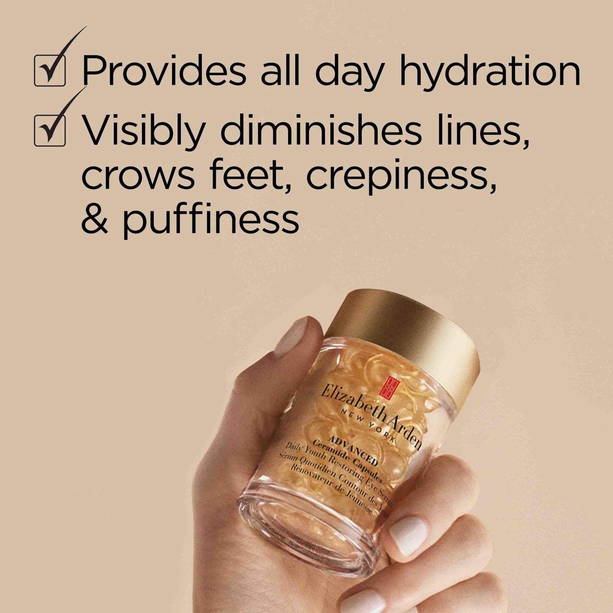 Elizabeth Arden Advanced Ceramide Capsules Daily Youth Restoring Eye Serum 60 ct/0.35oz/10.5ml