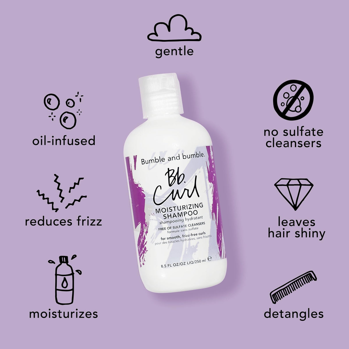BUMBLE & BUMBLE-CURL MOISTURIZING SHAMPOO (250ML/8.5OZ)