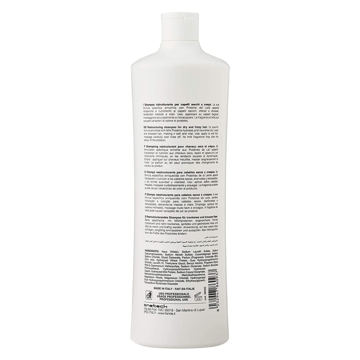 Fanola Nutri Care Restructuring Shampoo 1000ml/33.8oz