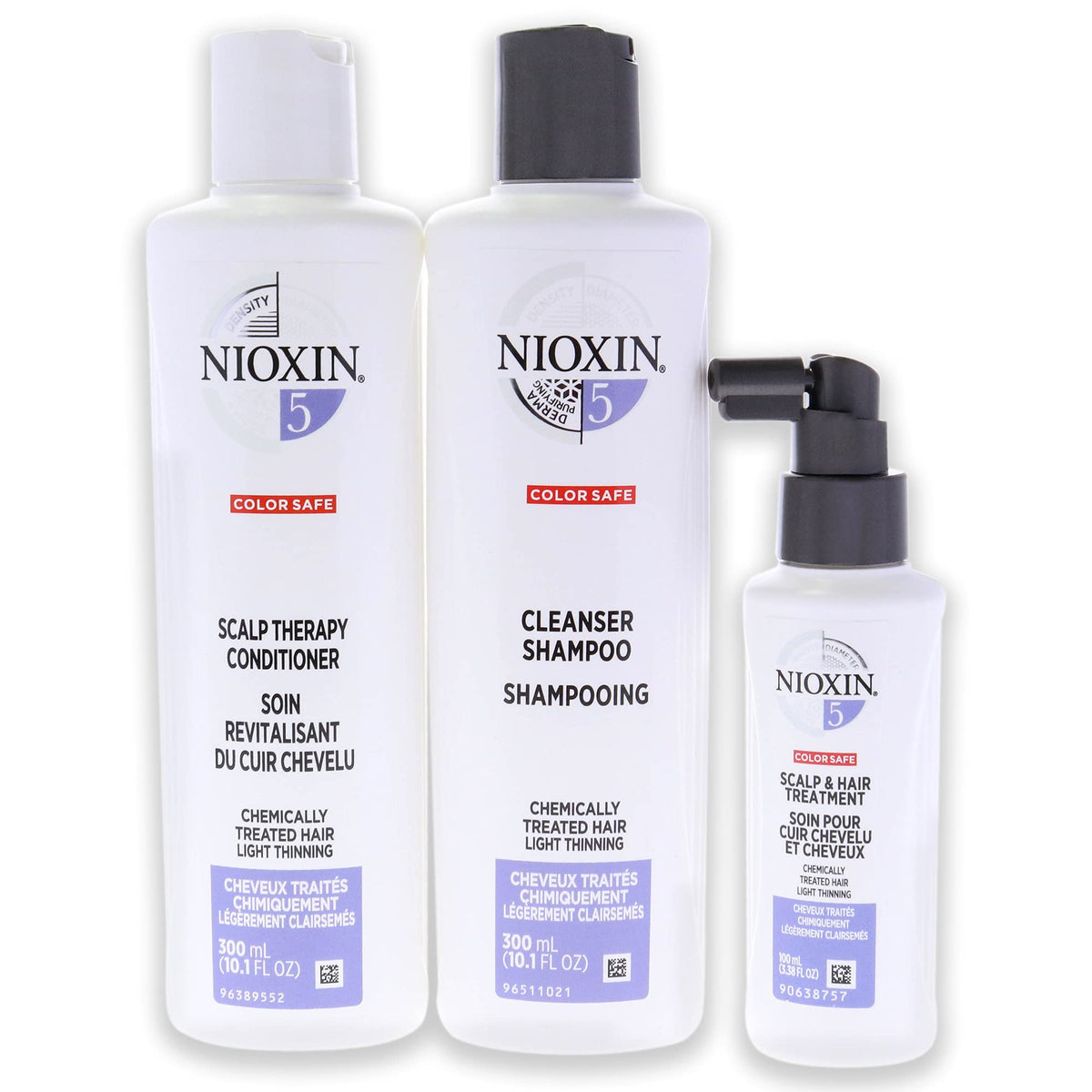 Nioxin System 5 Starter Kit-Cleanser 10oz , Therapy 10oz and Treatment 3.3oz (3pc Set)-#101129
