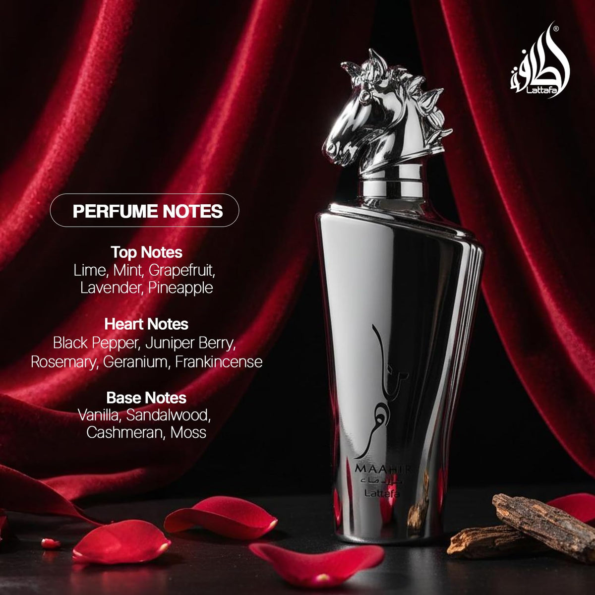 Lattafa Maahir Legacy Eau De Parfum for Men 3.4oz/100ml