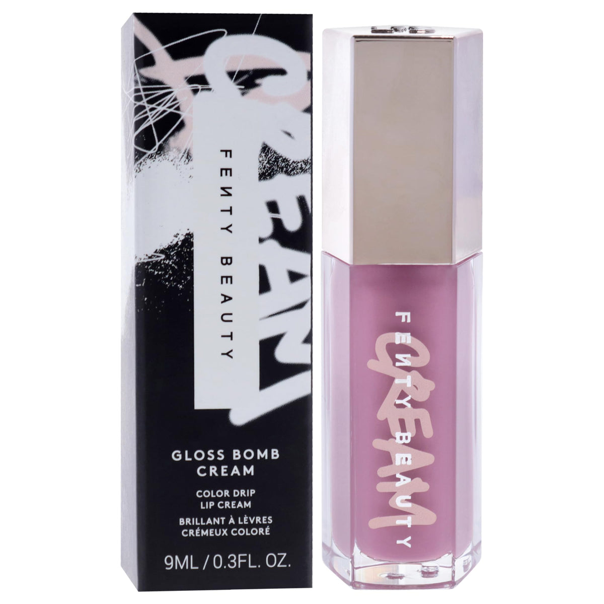 Fenty Beauty Gloss Bomb Cream Color Drip Lip Cream Mauve Wive$ 01 0.3oz/9ml