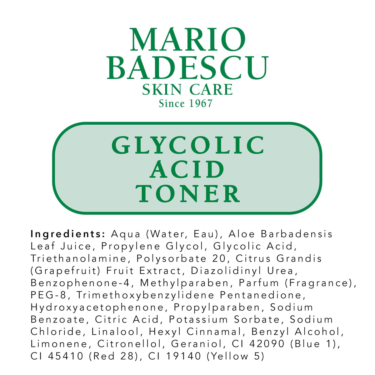 Mario Badescu Glycolic Acid Toner 236ml/8oz