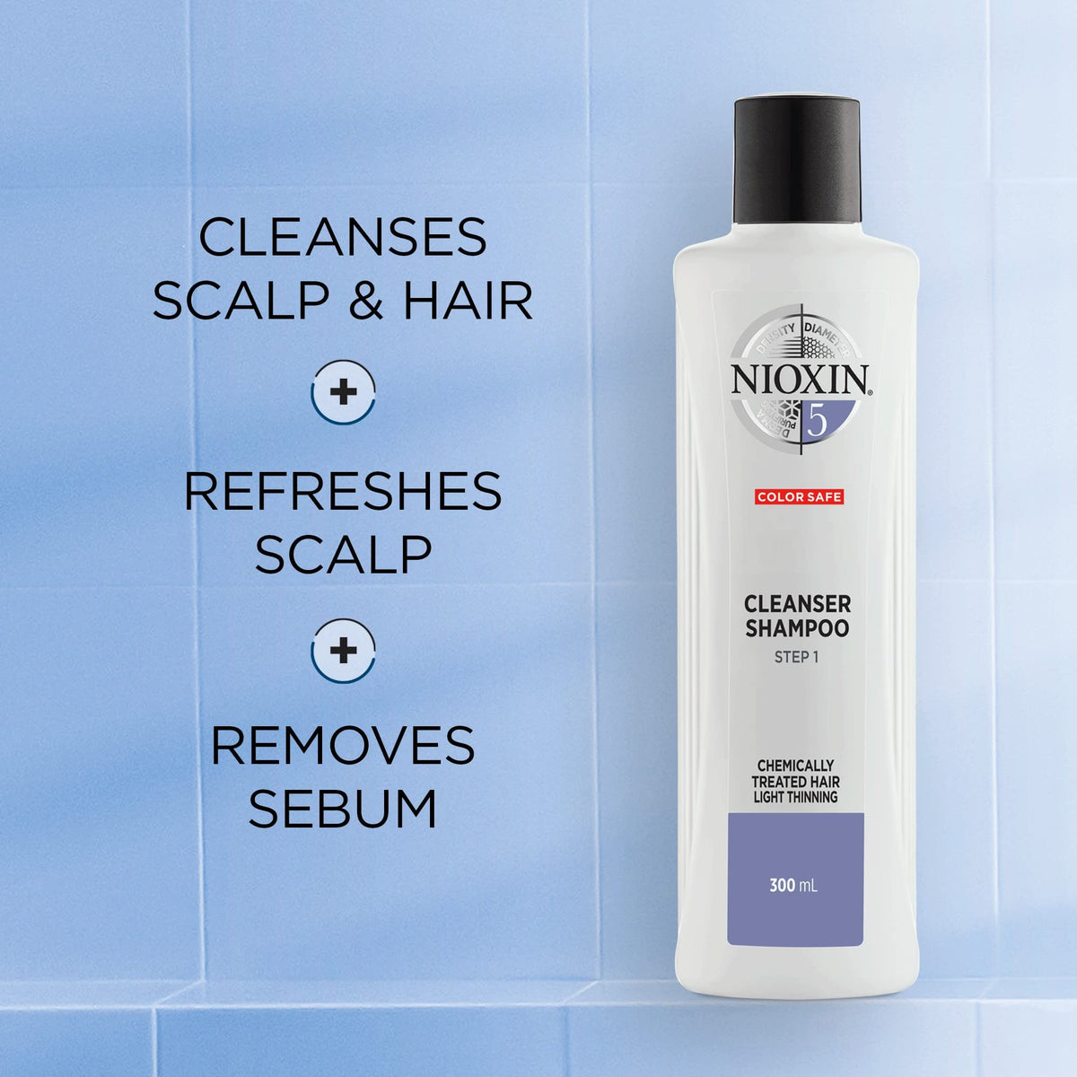 Nioxin System 5 Cleanser 300ml (New Packaging)