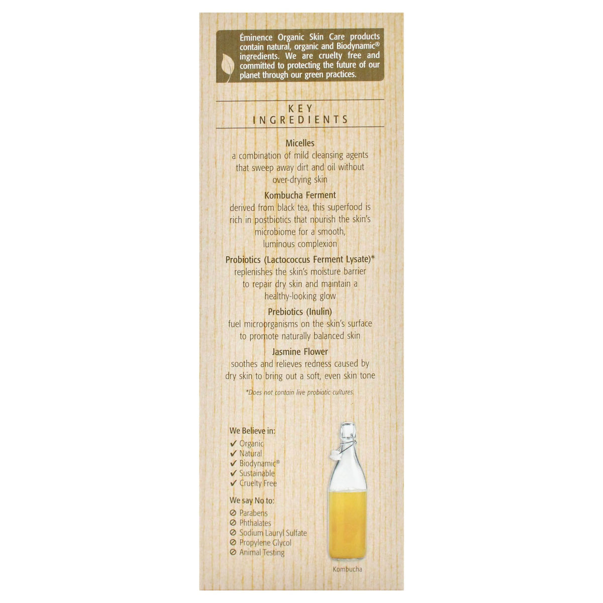 Eminence Kombucha Microbiome Foaming Cleanser 150ml/5oz