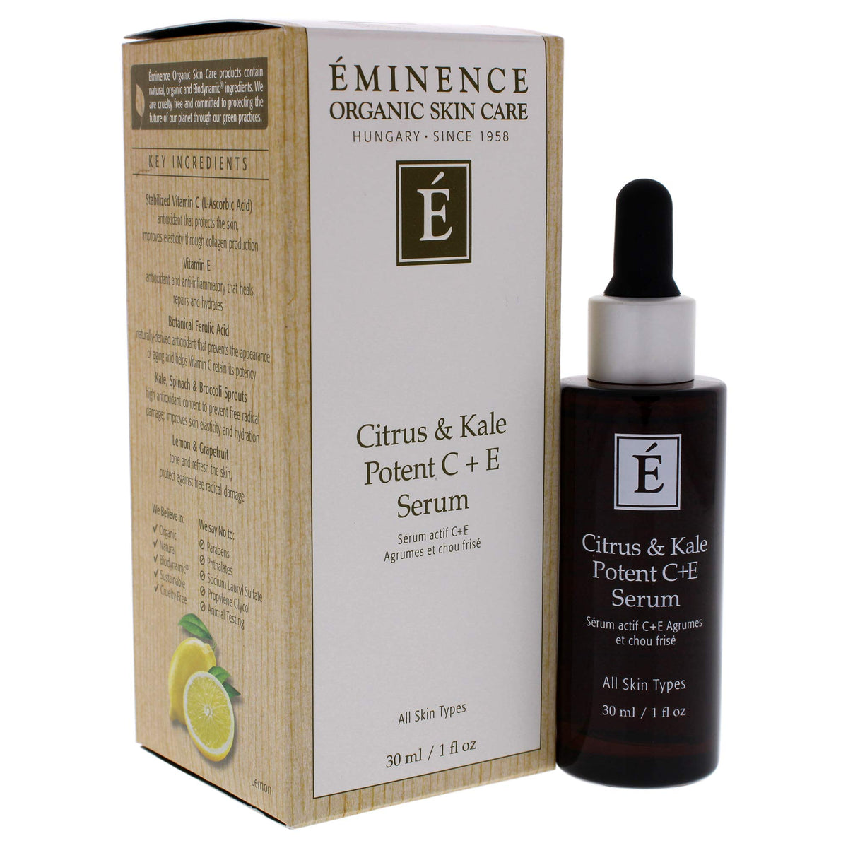 Eminence Citrus & Kale Potent C + E Serum 30ml/1oz
