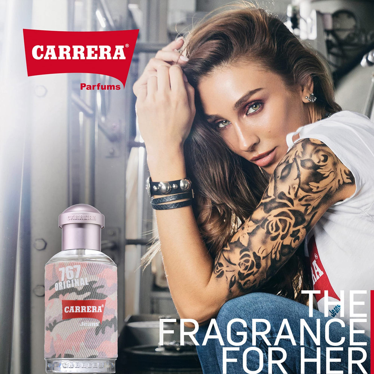 Carrera Jeans 767 Original Donna Camouflage Eau de Parfum Spray 1 fl oz (Women)