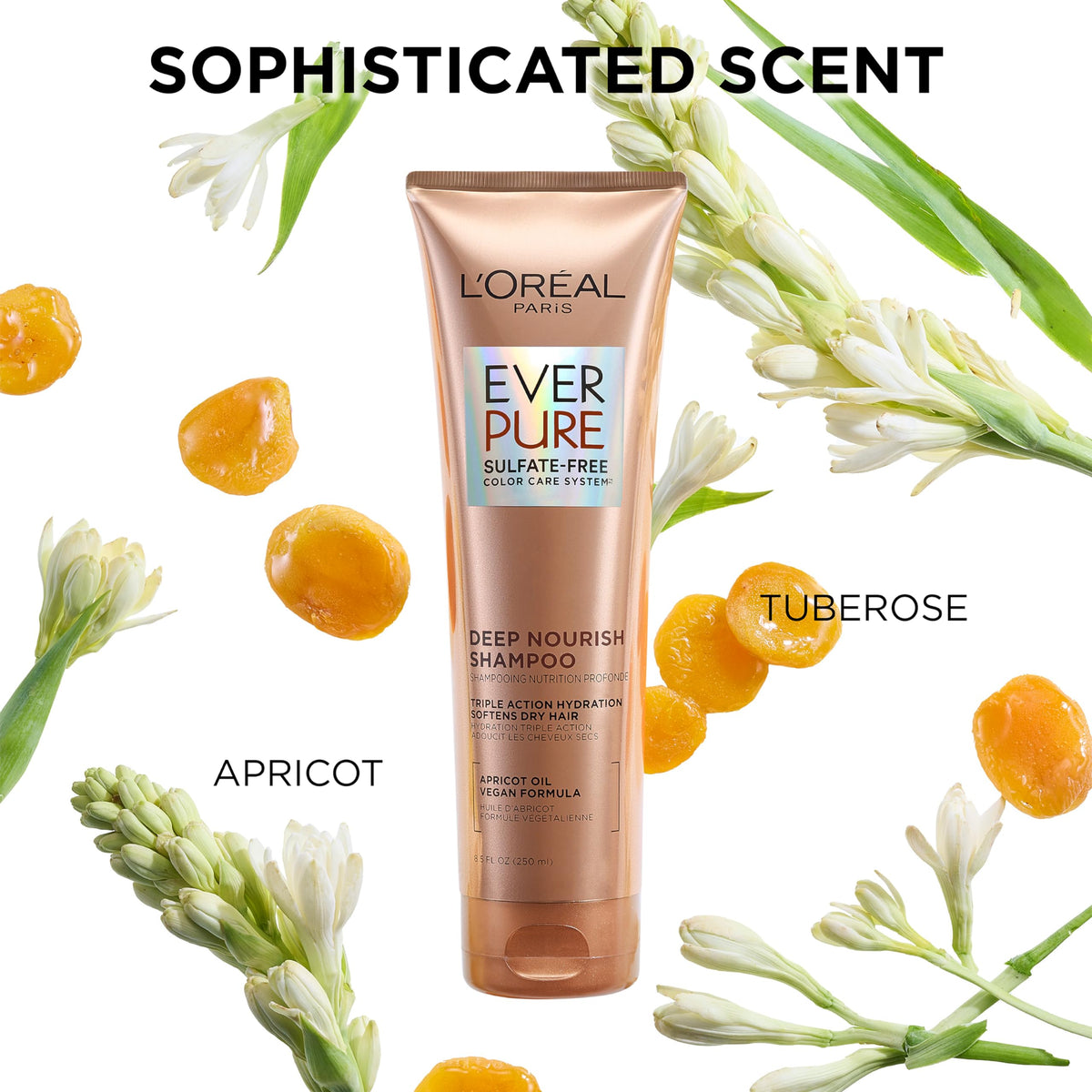Loreal Paris Ever Pure Sulfate-Free Deep Nourish Shampoo 8.5oz/250ml