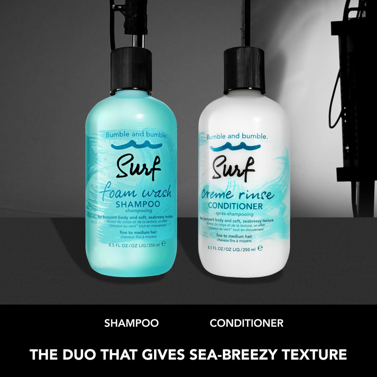Bumble and bumble. Surf Creme Rinse Texturizing Conditioner | Adds Lightweight Seabreezy Texture | Volumizing + Hydrating |For Fine to Medium Wavy, Straight Hair, 8.5 Fl Oz