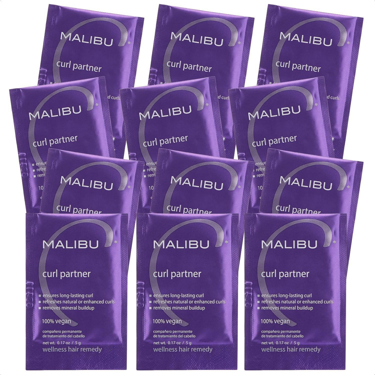 Malibu C Curl Partner Wellness Hair Remedy 12 Packets x 5g/0.17oz
