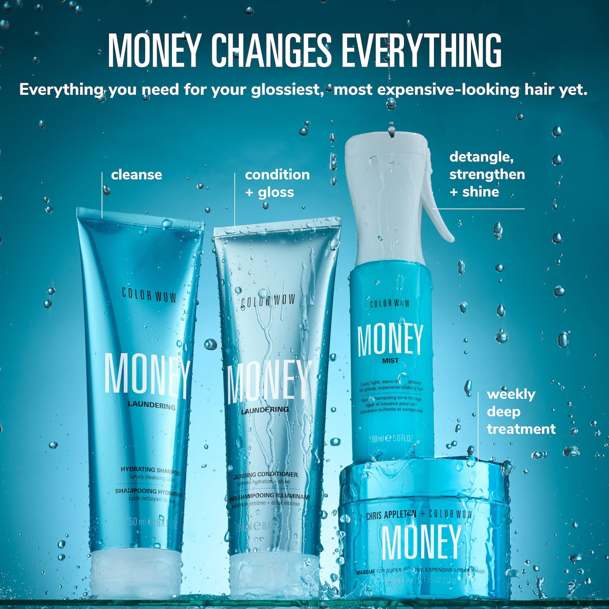 COLOR WOW-MONEY LAUNDERING HYDRATING SHAMPOO (250ML/8.4OZ)