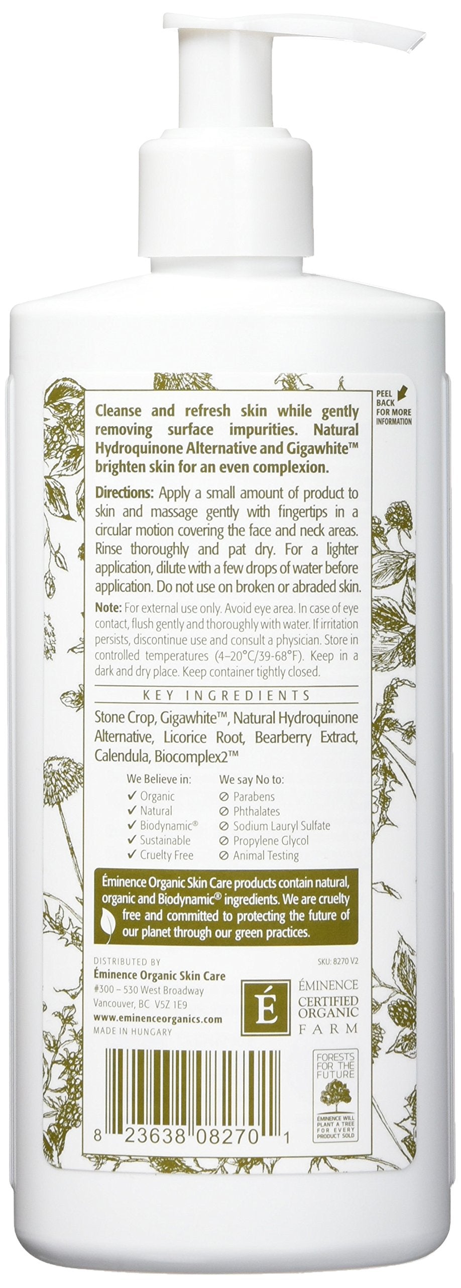 EMINENCE-BRIGHT SKIN CLEANSER (248ML/8.4OZ)