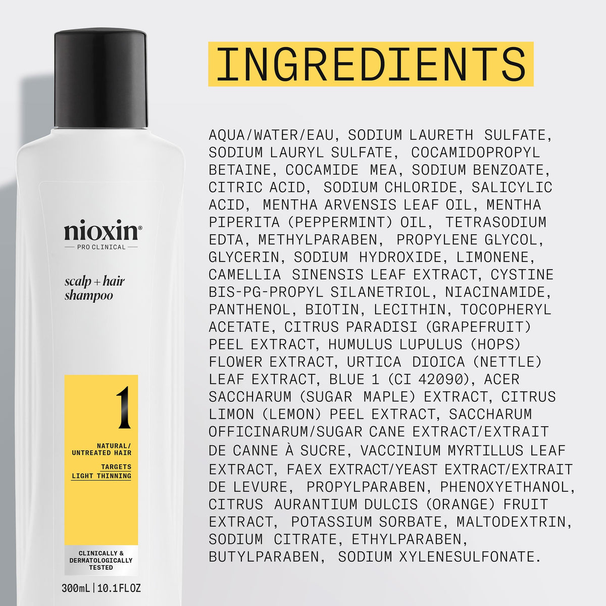 Nioxin System 1 Cleanser 300ml