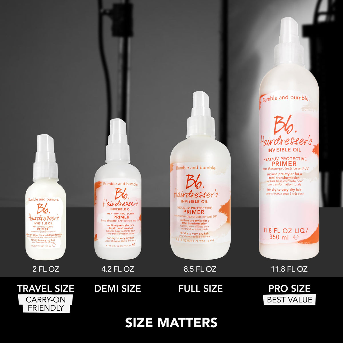 BUMBLE & BUMBLE-HAIRDRESSERS INVISIBLE OIL HEAT/UV PROTECTIVE PRIMER (250ML/8.5OZ)