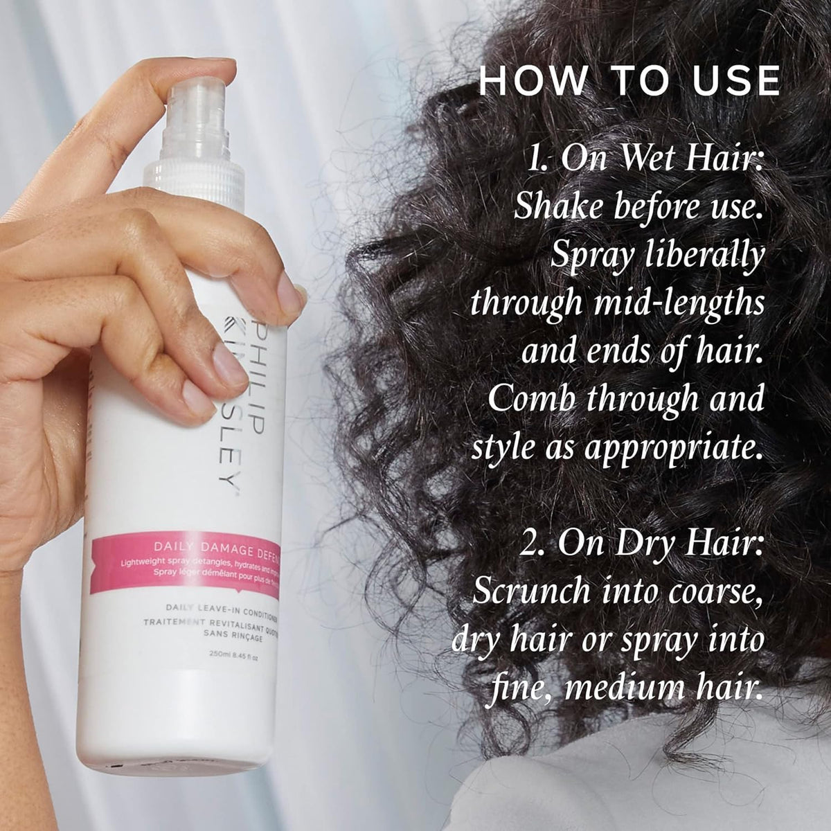 Philip Kingsley Daily Damage Defence Daily Leave-In Conditioner 8.45oz/249ml