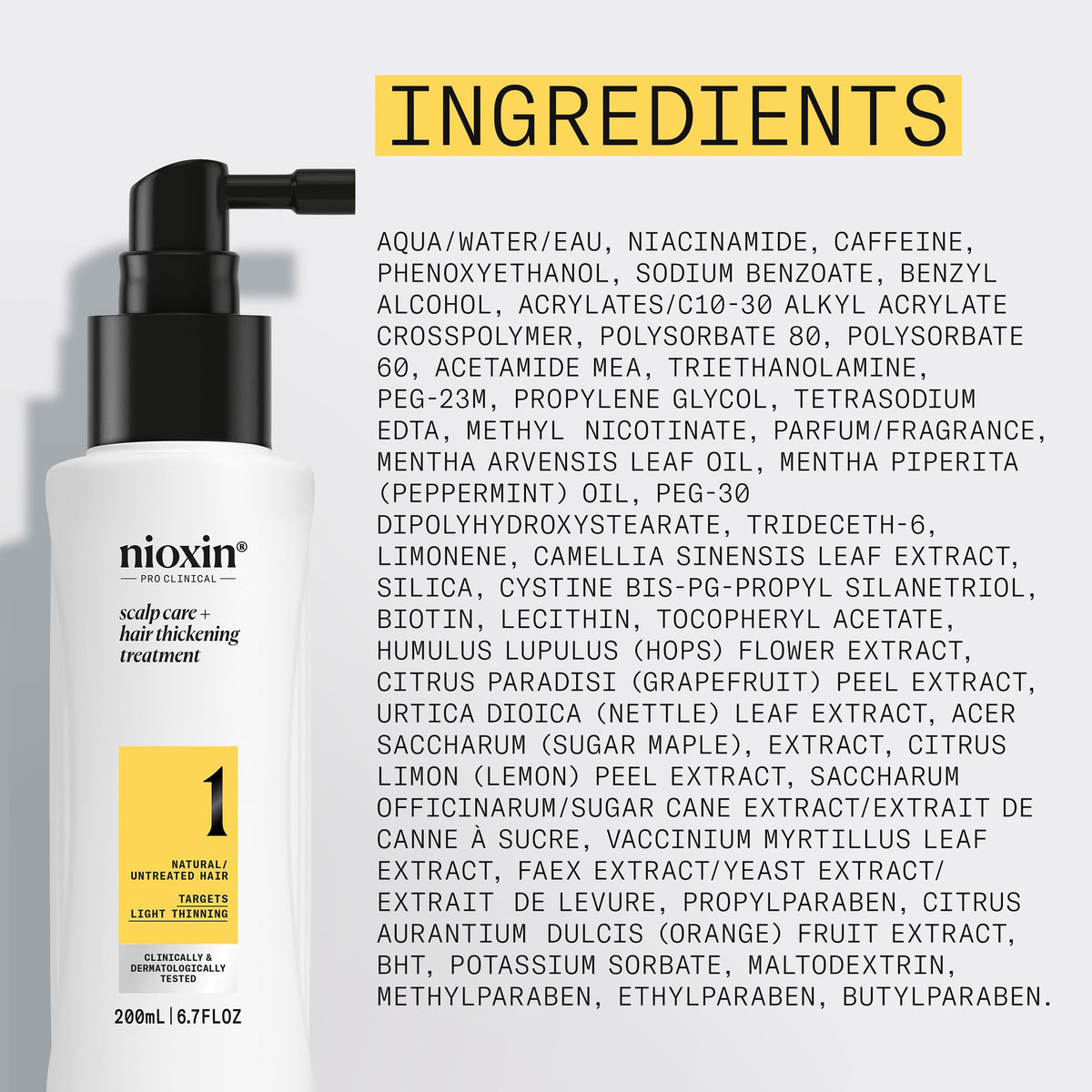 Nioxin-System 1 Scalp Treatment 200ml/6.76oz