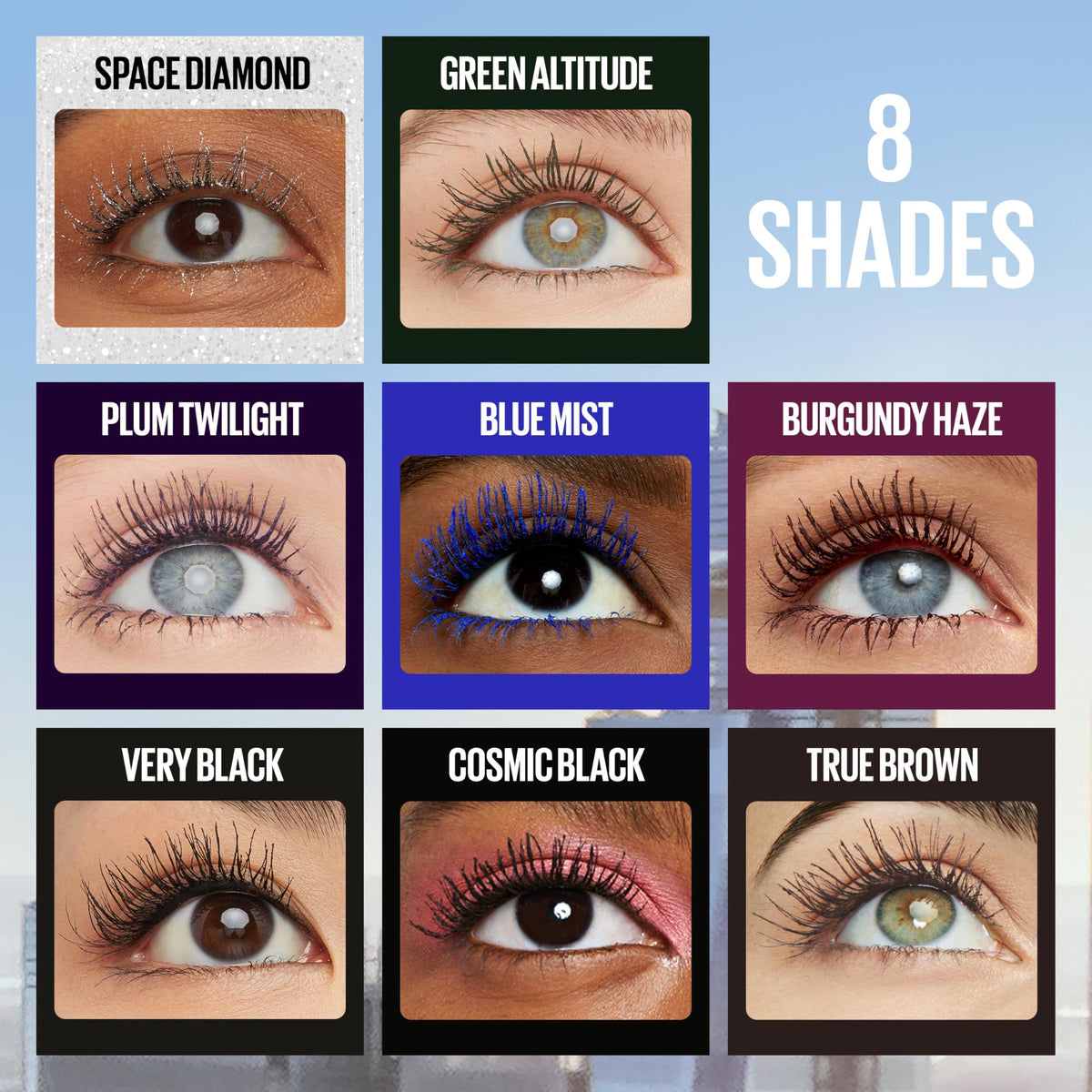 Maybelline Lash Sensational Sky High 801 Very Black 0.24oz/7.2ml