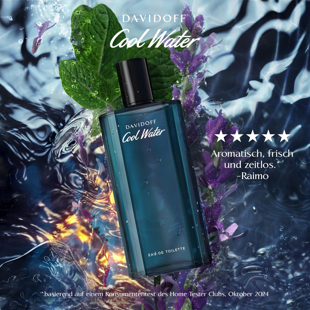 Davidoff Cool Water Eau De Toilette Spray for Men 2.5oz/75ml