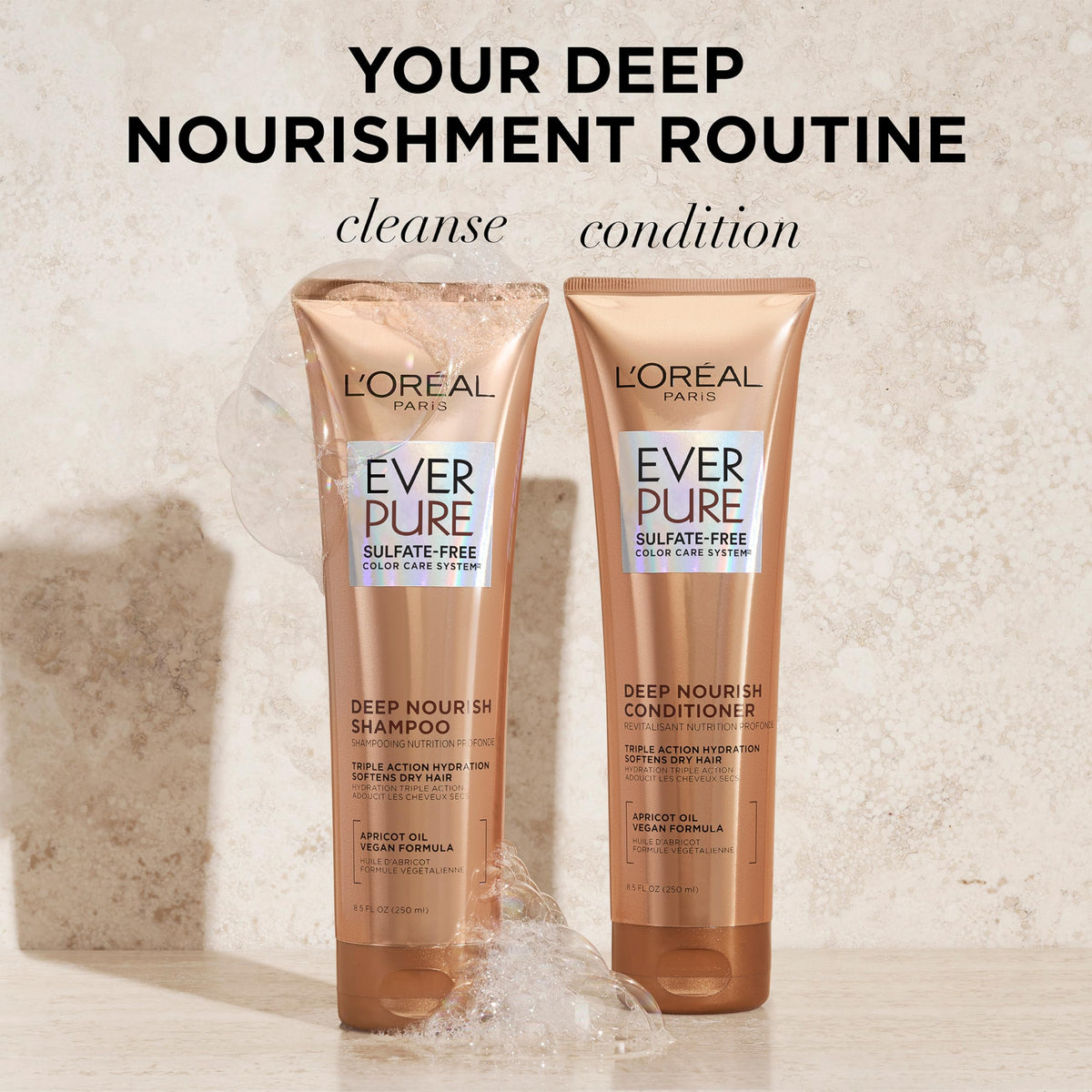 Loreal Paris Ever Pure Sulfate-Free Deep Nourish Shampoo 8.5oz/250ml