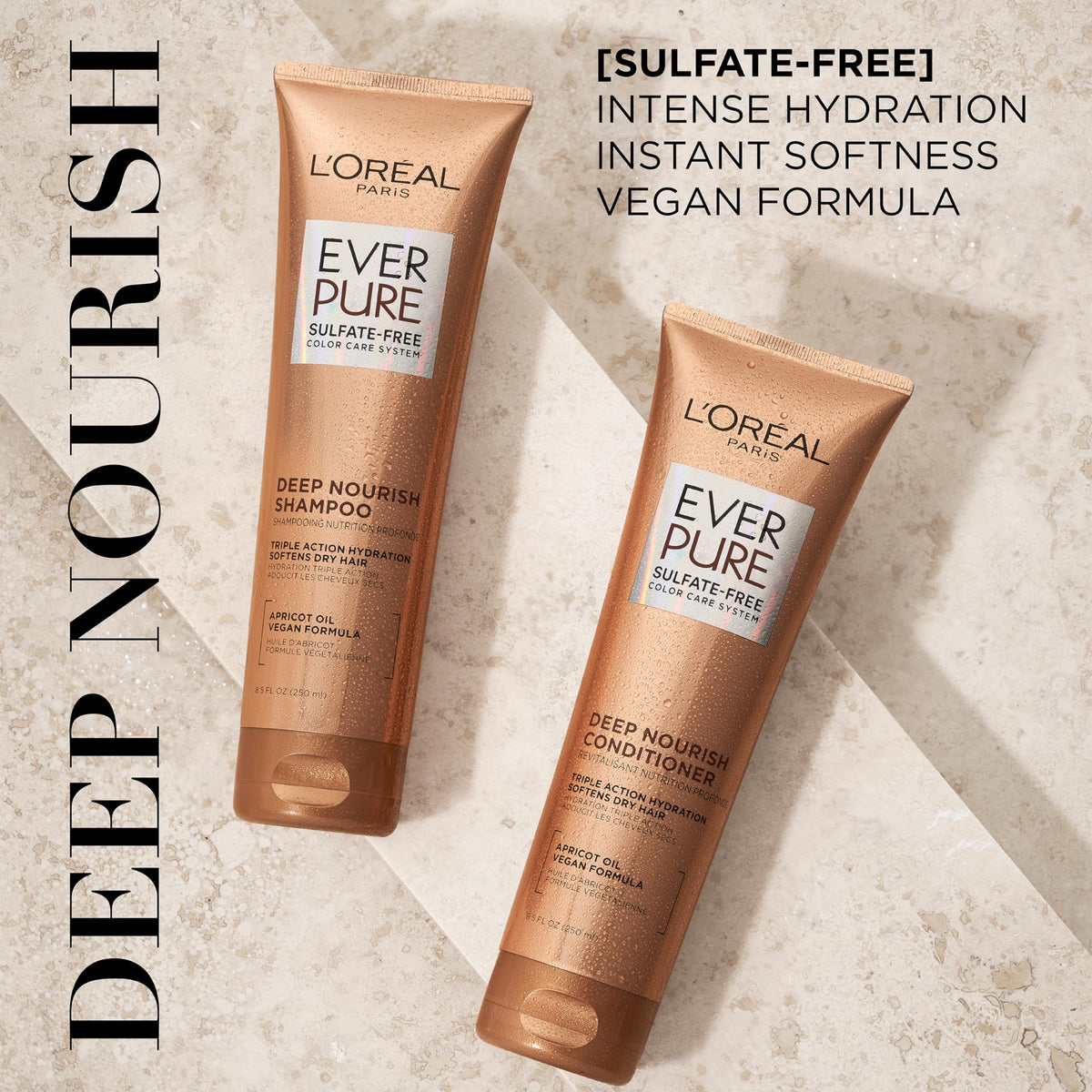 Loreal Paris Ever Pure Sulfate-Free Deep Nourish Shampoo 8.5oz/250ml