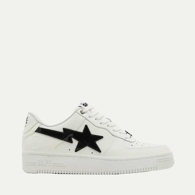 A Bathing Ape Bape Sta Low M2 White Leather