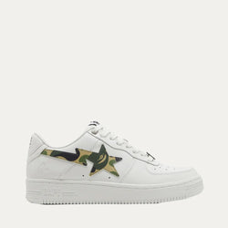 A Bathing Ape Bape Sta Low White ABC Camo Green