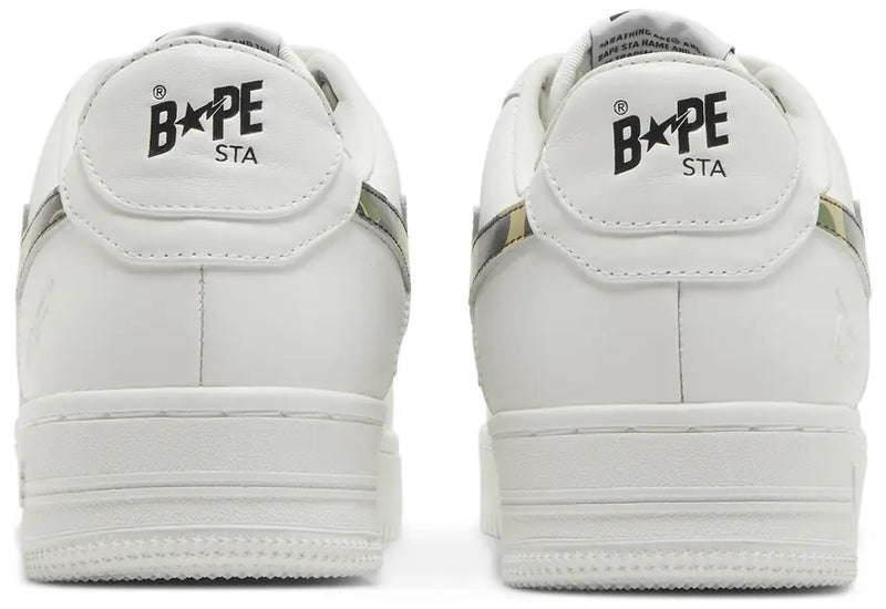 A Bathing Ape Bape Sta Low White ABC Camo Green