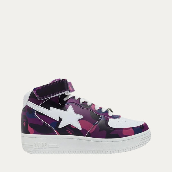 A Bathing Ape Bape Sta Mid Camo Purple