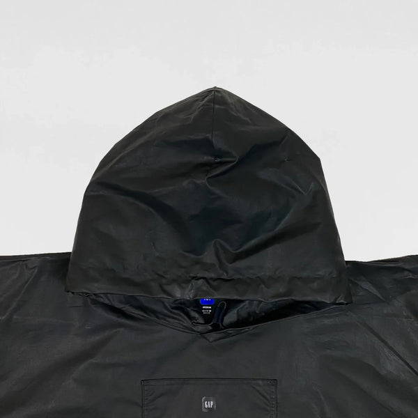 Yeezy Gap Engineered by Balenciaga Hooded Po Anorak Coated Cotton 'True Black'
