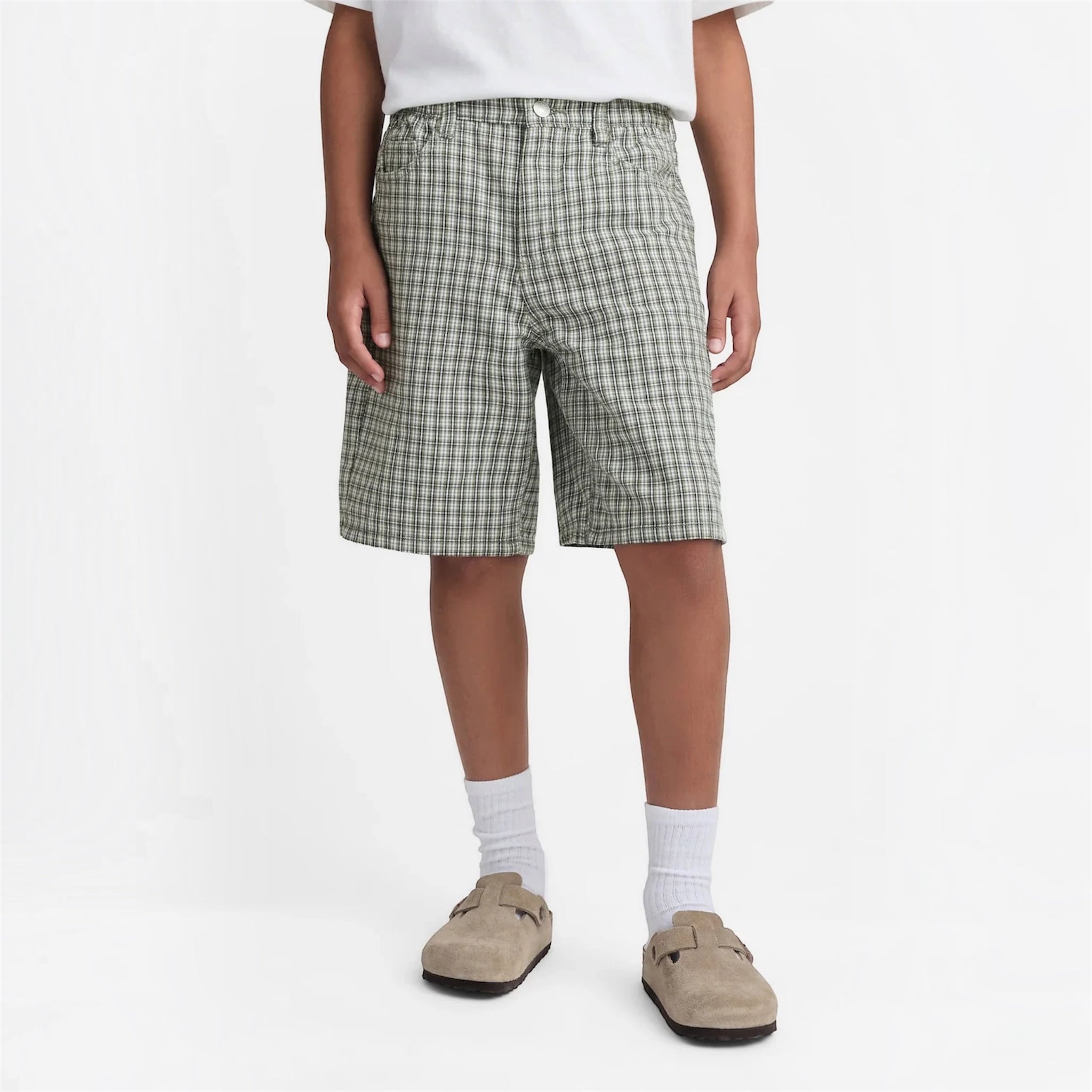 Gap x MadHappy Kids Oversized Plaid Short