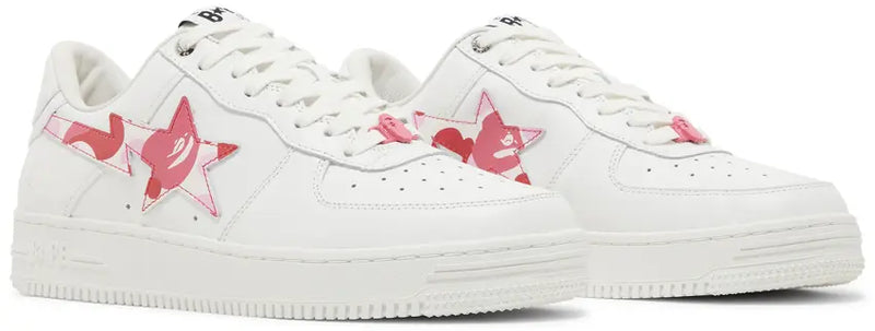 A Bathing Ape Bape Sta Low ABC Camo White Pink