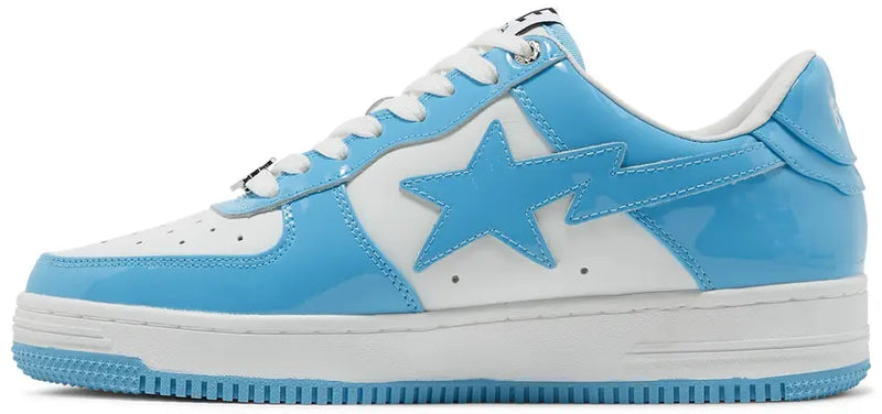 A Bathing Ape Bape Sta Low Patent Blue