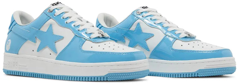 A Bathing Ape Bape Sta Low Patent Blue