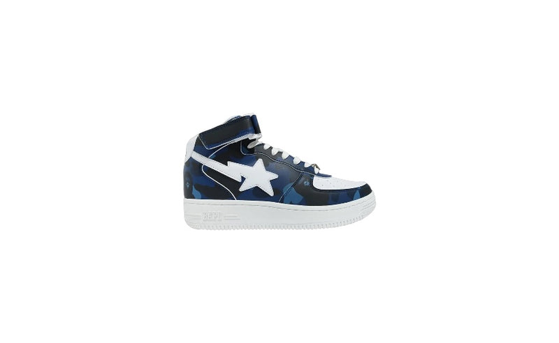 A Bathing Ape Bape Sta Mid Camo Navy